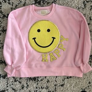 Judith March “happy face” sweatshirt